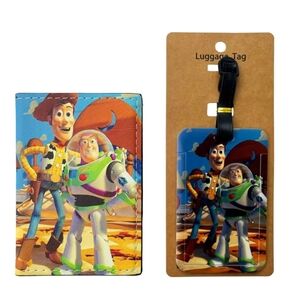 Toy Story Buzz and Woody Passport and Luggage Tag Perfect for Toy Story Fans!